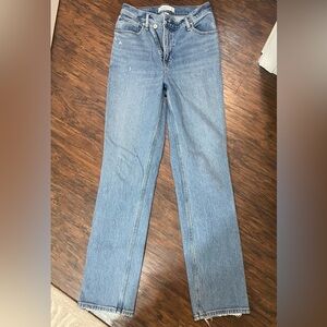 Abercrombie & Fitch 90s Straight Ultra High Rise Curve Love Jeans